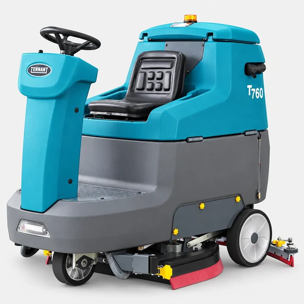 Tennant T760 — imagen de estudio, versión IA aprobada